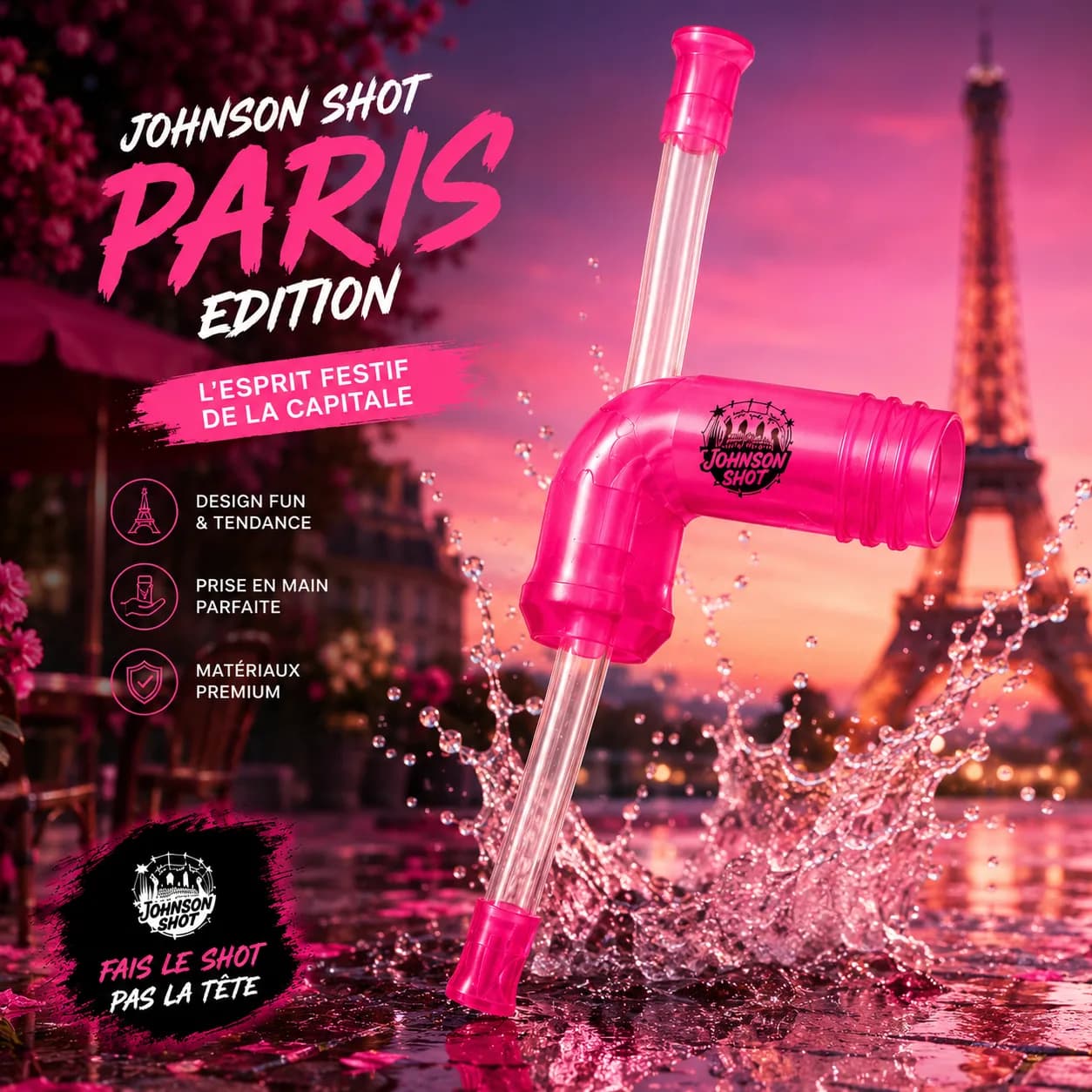 JOHNSON SHOT Rose Paris — édition officielle